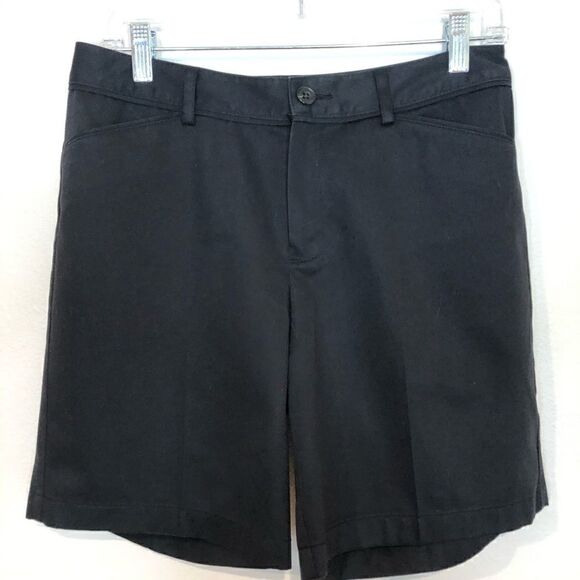 Eddie Bauer wrinkle resistant shorts size 4 black - Picture 1 of 5